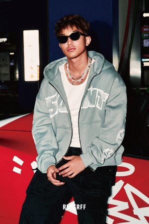 Men's Heavyweight Fleece Lined Hoodie - Water-Washed Zipper Cardigan in American Style for Winter, Night Fog Color