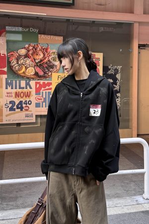 Men's Heavyweight Short Fit Cardigan Hoodie - Stylish Niche American Style for Spring & Autumn, Casual Layering Essential