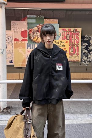 Men's Heavyweight Short Fit Cardigan Hoodie - Stylish Niche American Style for Spring & Autumn, Casual Layering Essential