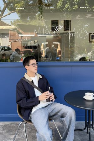 Men's Japanese Retro Color-Block Jacket - Loose Casual Versatile Spring Fashion Outerwear