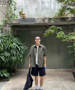 Men's Loose Casual Dark Blue Denim Shorts - Summer Versatile Five-Point Style, Perfect for 90s and Y2K Inspired Looks