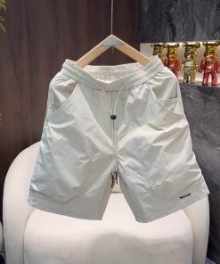 Men's Loose-Fit Quick-Dry Summer Shorts - Breathable Casual Five-Point Pants for Outdoor and Beach Wear, Trendy Summer Style