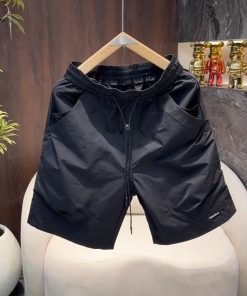 Men's Loose-Fit Quick-Dry Summer Shorts - Breathable Casual Five-Point Pants for Outdoor and Beach Wear, Trendy Summer Style