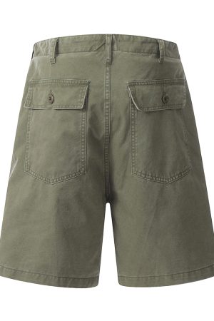 Men's Loose Japanese Casual Work Shorts - Trendy Wide-Leg Mid-Length Five-Point Shorts for Summer Style