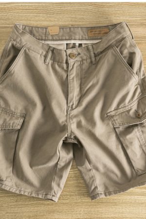 Men's Loose Retro Casual Work Shorts - Summer Versatile Five-Point Mid-Length Pants, Y2K Style, Streetwear Inspired