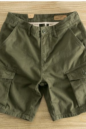 Men's Loose Retro Casual Work Shorts - Summer Versatile Five-Point Mid-Length Pants, Y2K Style, Streetwear Inspired