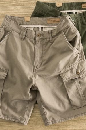 Men's Loose Retro Casual Work Shorts - Summer Versatile Five-Point Mid-Length Pants, Y2K Style, Streetwear Inspired