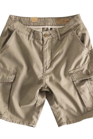 Men's Loose Retro Casual Work Shorts - Summer Versatile Five-Point Mid-Length Pants, Y2K Style, Streetwear Inspired