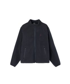 Men's Loose Spliced Fleece Sweatshirt Jacket with Stand Collar â€“ Autumn Winter Roaring Beast Design, Casual Streetwear