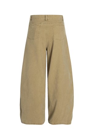 Men's Loose Straight Leg Casual Pants - 2025 Summer Wide-Leg Style, Simple Versatile Design for Effortless Everyday Wear