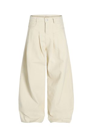 Men's Loose Straight Leg Casual Pants - 2025 Summer Wide-Leg Style, Simple Versatile Design for Effortless Everyday Wear