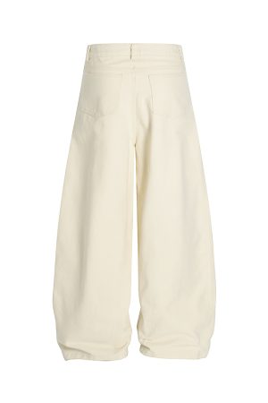 Men's Loose Straight Leg Casual Pants - 2025 Summer Wide-Leg Style, Simple Versatile Design for Effortless Everyday Wear