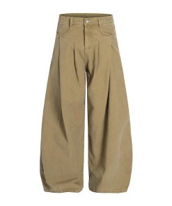Men's Loose Straight Leg Casual Pants - 2025 Summer Wide-Leg Style, Simple Versatile Design for Effortless Everyday Wear