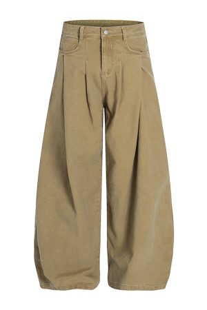 Men's Loose Straight Leg Casual Pants - 2025 Summer Wide-Leg Style, Simple Versatile Design for Effortless Everyday Wear