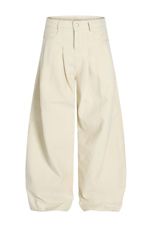 Men's Loose Straight Leg Casual Pants - 2025 Summer Wide-Leg Style, Simple Versatile Design for Effortless Everyday Wear