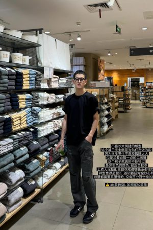 Men's Loose Straight Leg Work Pants in Deep Gray - Japanese Style Casual Fit for Autumn, Versatile Everyday Wear