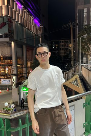 Men's Paris Back Letter Print Short Sleeve T-Shirt - Minimalist Casual Top, 90s Inspired Fashion
