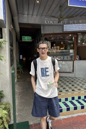 Men's Short Sleeve Patch Letter Embroidery T-Shirt - Summer Casual Loose Fit American Street Style