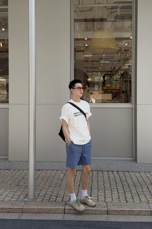 Men's Soft Breathable Blue Sports Shorts - Summer Casual Loose Versatile Design for Active Lifestyle, Perfect for Outdoor Activities