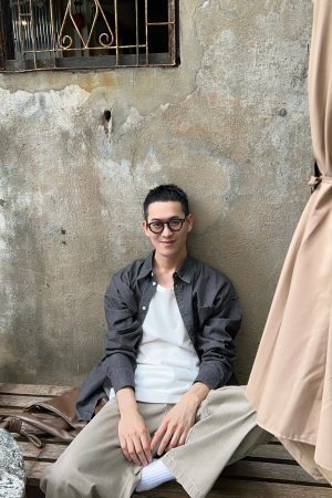 Men's Soft Denim Long-Sleeve Shirt - Casual Loose Fit, Solid Color, Korean Style Niche Design