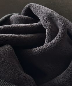 Men's Trendy Loose Casual Black Pullover Sweatshirt - Solid Color Round Neck Top for Autumn and Winter Fashion