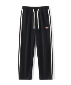 Men's Vintage Casual Loose Straight Pants, Spring Autumn High Street Fashion Sports Sweatpants, 90s Inspired Long Trousers