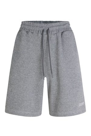 Men's Vintage Cotton Knit Shorts - Loose Fit Casual Style for Ultimate Comfort, Perfect for Summer and 90s Inspired Looks