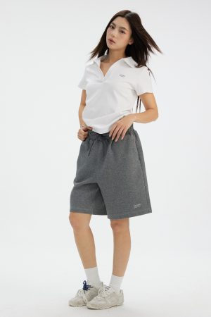 Men's Vintage Cotton Knit Shorts - Loose Fit Casual Style for Ultimate Comfort, Perfect for Summer and 90s Inspired Looks