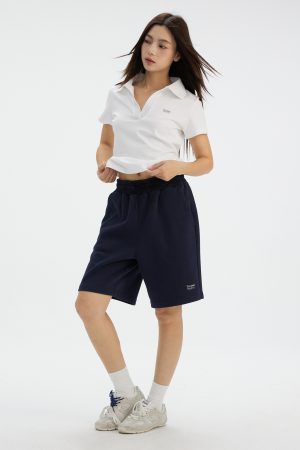 Men's Vintage Cotton Knit Shorts - Loose Fit Casual Style for Ultimate Comfort, Perfect for Summer and 90s Inspired Looks