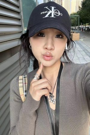Milk Tea Color V-Neck Knitted Sweater for Women, Slim Fit Long Sleeve Top, Versatile Layering Piece, Korean Style Fashion