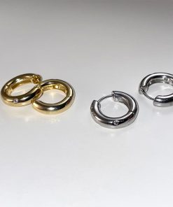 Minimalist 2025 Sterling Silver Hoop Earrings, Niche Design, High-End Women's Ear Accessories