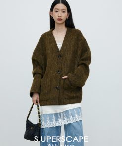 Minimalist Alpaca Wool Long Hair Coat - Relaxed Fit, Cozy Layering Piece for Effortless Style