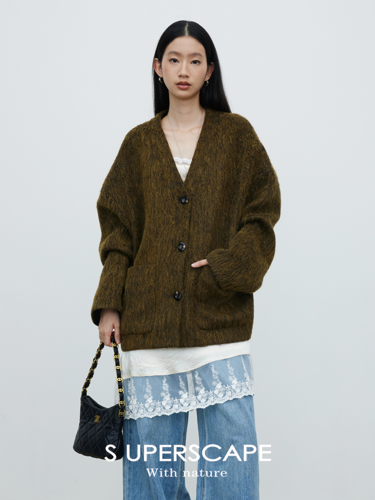 Minimalist Alpaca Wool Long Hair Coat - Relaxed Fit, Cozy Layering Piece for Effortless Style Minimalist Alpaca Wool Long Hair Coat - Relaxed Fit, Cozy Layering Piece for Effortless Style