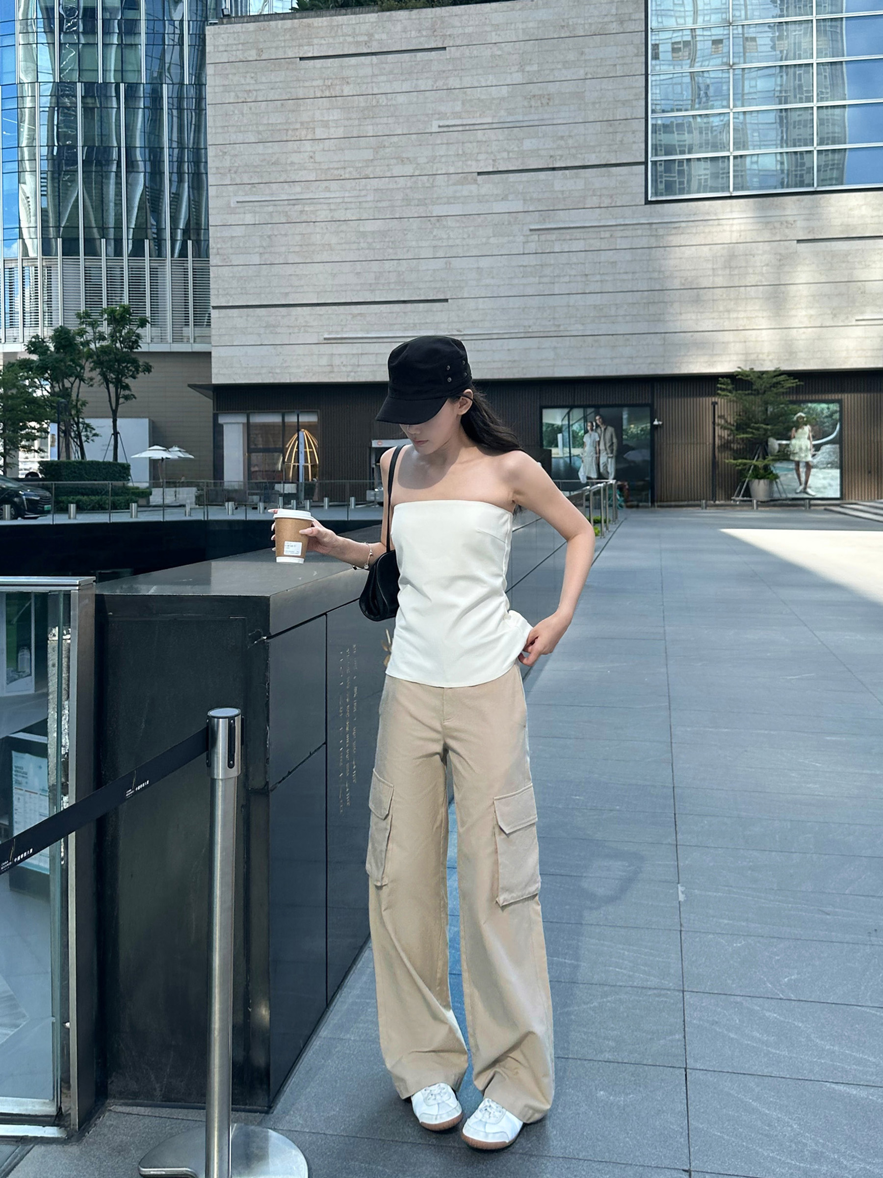 Minimalist Cut Strapless Top | Quiet Luxury Aesthetic Slim Fit Stretch Style Minimalist Cut Strapless Top | Quiet Luxury Aesthetic Slim Fit Stretch Style