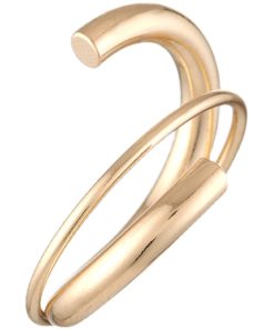 Minimalist Double Ring Cross Ring - Elegant Japanese & Korean Style High-End Accessory