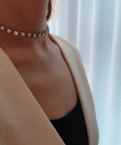Minimalist High-End Layered Necklace with Exquisite Diamond and Pearl Accents for Elegant Fashion