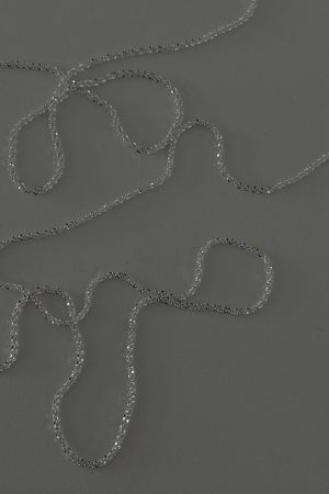 Minimalist High-End Shimmering S925 Silver Choker Necklace for Women - Versatile Simple Chain Design