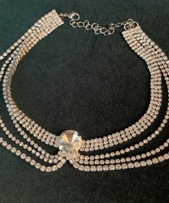 Minimalist Multi-Layer Necklace for Women - Ultra-Shiny Diamond-Inlaid Clavicle Chain, Japanese and Korean Style Luxury Accessory