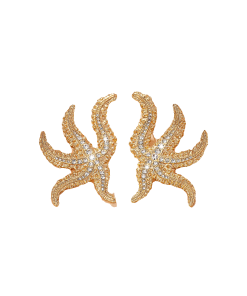 Minimalist Octopus Inlaid Stud Earrings for Women - Versatile Exaggerated Design, European and American Style