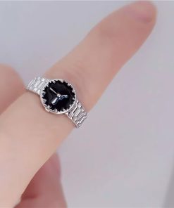 Minimalist Oil Drop Ring for Women - Japanese & Korean Style Finger Ring, Niche Design, Perfect for Everyday Wear