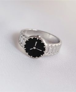 Minimalist Oil Drop Ring for Women - Japanese & Korean Style Finger Ring, Niche Design, Perfect for Everyday Wear