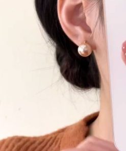Minimalist Pearl Earrings - Versatile Niche Design Ear Clips for Trendy Fashion Accessories