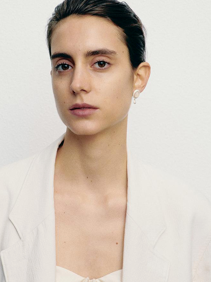 Minimalist Retro Black Agate Cat's Eye Stone Silver Teardrop Earrings - Unique Texture for Stylish Looks Minimalist Retro Black Agate Cat's Eye Stone Silver Teardrop Earrings - Unique Texture for Stylish Looks