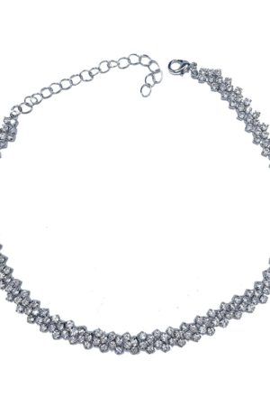 Minimalist Rhinestone Chain Necklace for Women â€“ Zircon Collarbone Chain, American Cuban Hip-Hop Style, Hot Girl Fashion Accessory
