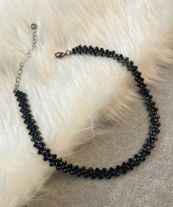 Minimalist Rhinestone Chain Necklace for Women â€“ Zircon Collarbone Chain, American Cuban Hip-Hop Style, Hot Girl Fashion Accessory