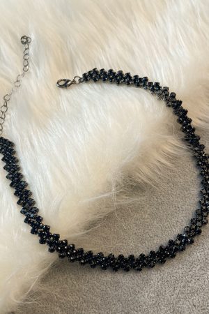 Minimalist Rhinestone Chain Necklace for Women â€“ Zircon Collarbone Chain, American Cuban Hip-Hop Style, Hot Girl Fashion Accessory