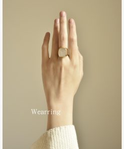 Minimalist Ring for Women, Trendy Index Finger Design, Retro Fashion, European American Style, Simple Temperament, Unique Personality