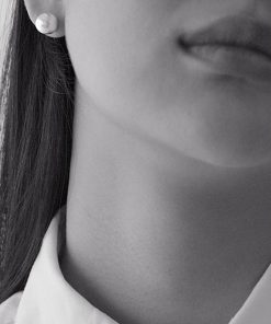 Minimalist Round Ball Stud Earrings - Casual Retro European American Style for Everyday Wear