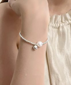 Minimalist Round Bead Bracelet for Women - Elegant Light Luxury Design, 2025 New Style, Chic High-End Accessory