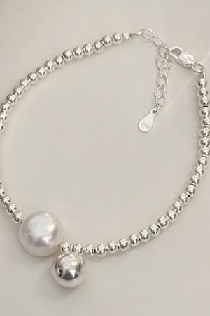 Minimalist Round Bead Bracelet for Women - Elegant Light Luxury Design, 2025 New Style, Chic High-End Accessory